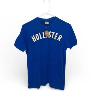 NWT Vintage Y2K Blue Short Sleeve Men’s Hollister T-Shirt Deadstock - S